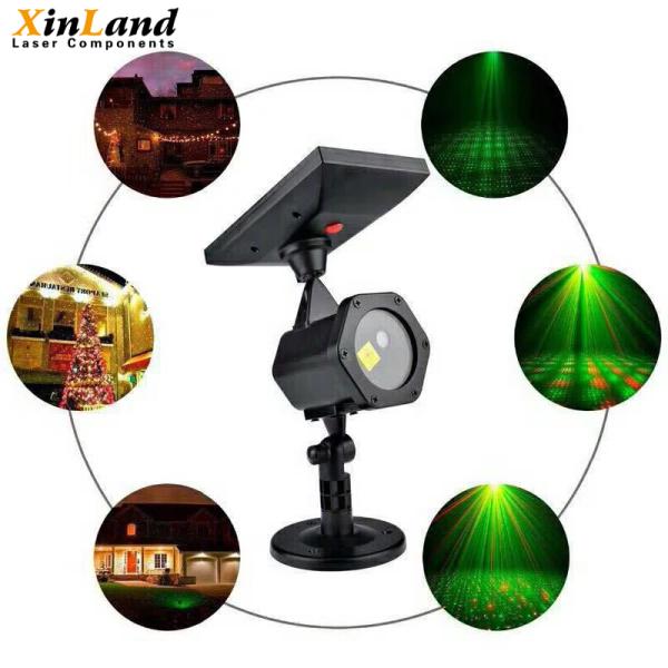 Garden Solar Powered Laser Outdoor Lights 2.5W USB Charging