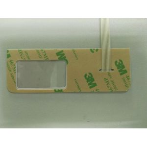 6 Key ZIP Metal Dome Waterproof Membrane Switch With 3M Adhesive Transparent