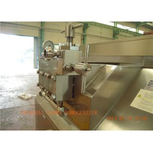High Efficiency Ice Cream Homogenizer Processing Line Type UHT Plant