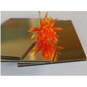 Weather-Resistant And Fireproof Mirror Aluminum Composite Panel For Contemporary