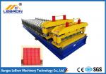 New 6500 mm long color steel glazed tile roll forming machine PLC control