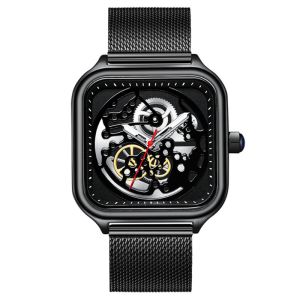 Mechanical Men'S Chronograph Quartz Watch Multilayered With Bilateral Buckle