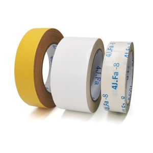 Customized White Indoor Carpet Edge Binding Tape Double Sided Rubber Hot Melt