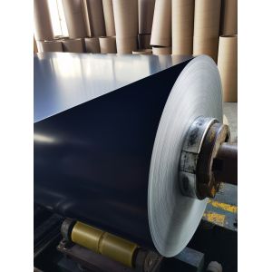 Double Sides Black Ral 9005 Color Coated Aluminum Sheet In Coil 3105 H44 For