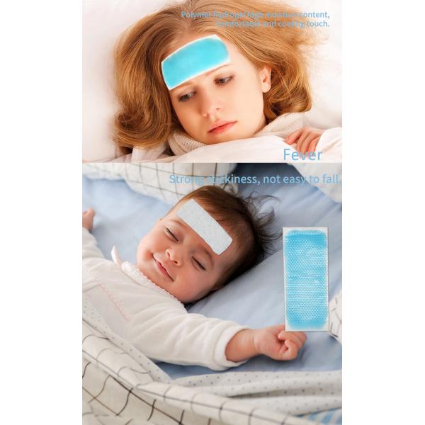 2025 New Product Customized Cooling Gel Patch for Cooling Fever Patch for Kids One Piece Per Bag, Three Bags Per Box