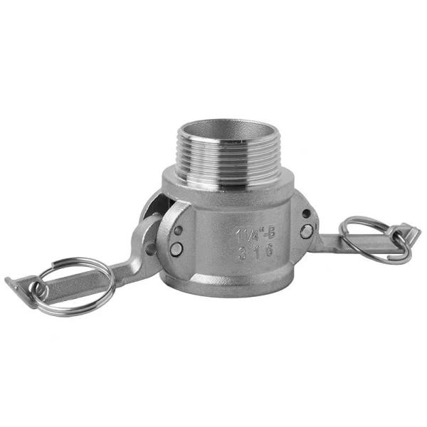 Head Code Cylindrical Camlock Fitting for 304 316 Stainless Steel Pipes and