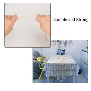 Macrame Cord 4 Strand Twisted Cotton Cord 100% Cotton Macrame Rope for Wall