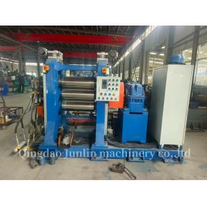 Efficient Adjustable Speed 4 Roll Rubber Calender Machine With Chilled Cast Iron