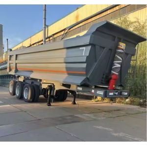3 Axles 40-80 Tons Heavy Duty Hydraulic Dump Dumper Cargo Utility Tipper Semi