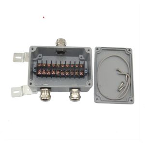 3 Ways IP65 Waterproof Aluminum Distribution Junction Box with Terminal Blocks