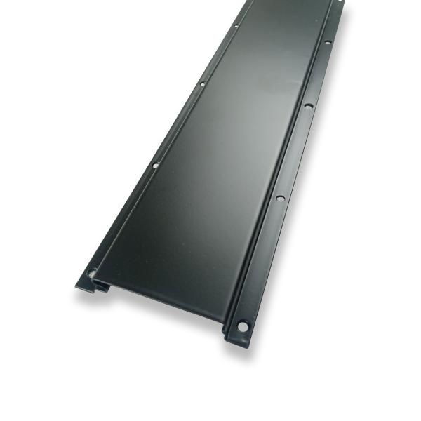 Garage Storage Metal Slatwall Panels Black Color With Hooks And Screws