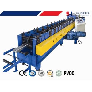 Pre-punching Z Shape Cold Roll Forming Machine With Changeable Feeding Width
