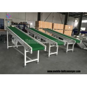 Steel Frame Mobile Conveyor Belt System High Efficient With Smooth Surface