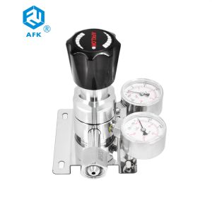 Single diaphragms Stainless Steel Nitrogen Regulator vacuum With Inlet CGA540