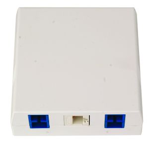 Fiber Optic Termination Wall Socket Single Family Unit For RJ45 And SC 86Type