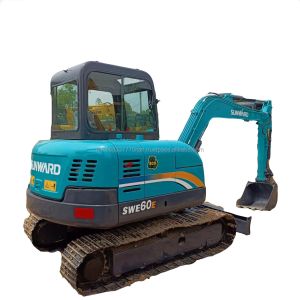 Cheap 6TON SWE 60E Hydraulic Crawler Excavator with 0.34M³ Bucket Capacity in Good Condition for sale