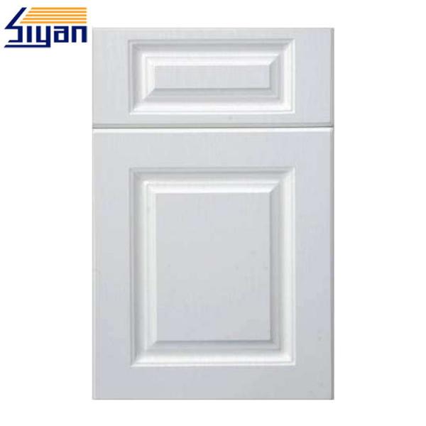 Quality Elegant White MDF Kitchen Cabinet Doors Replacement With Matte Surface wholesale