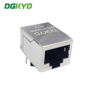 1x1 Port Cat5 Transformer RJ45 Modular Jack Minimum 1500Vrms Isolation Without
