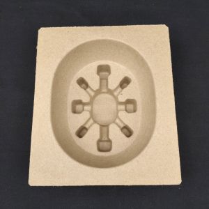 The pulp molding packaging bases for smart speakers of small household