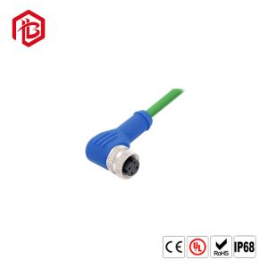 90 Degree Right Angle Connector A Code 5 Pin Male Connector M12 Straight N Right