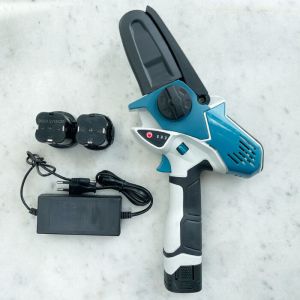 Lithium Battery Brushless Handheld Mini Chainsaw 4 Inch Rechargeable Chainsaw