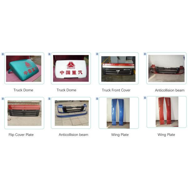 Quality Hand Lay Up Fiberglass Body Shell Lightweight Aging Resistant FRP Bumper wholesale