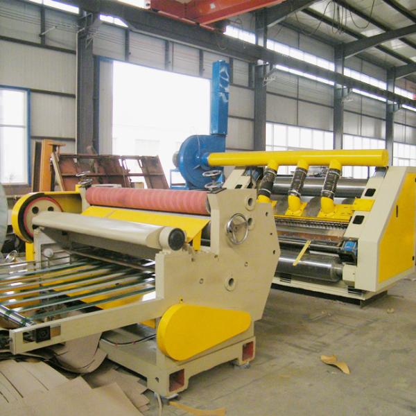 Mechanical Sheet Cutter For Corrugated Cardboard Production Line Four Knives