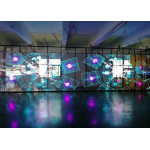 High Refresh Rate P3.91-7.82 glass advertising led display screenFor Retail