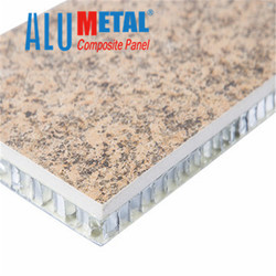 Granite PVDF Plastic Aluminum Composite Sheet 2440mm 0.12mm Wall Decoration