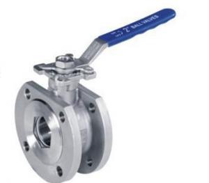 Cheap Flanged One Piece Wafer Stainless Steel Ball Valves Full Bore Class 150 for sale