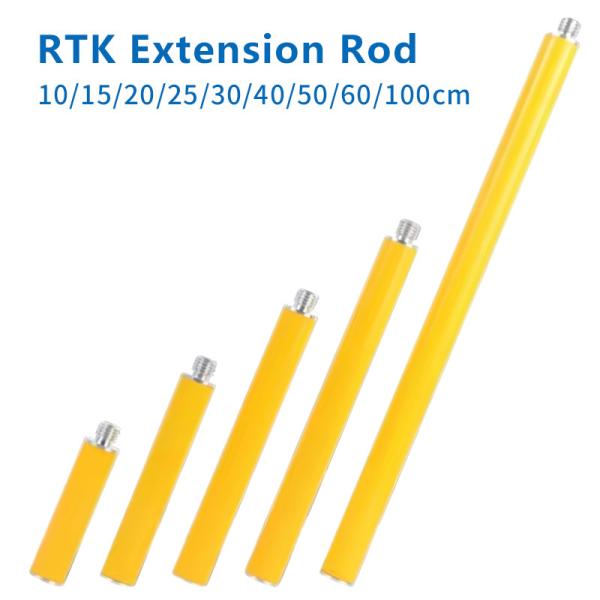Diameter 25 Mm GPS Surveying Pole Antenna Extend Section For GNSS 10cm-60cm Pole