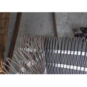 Cheap Stainless Steel Cable Mesh Flexibility Anti Corrosive For Amusement Rides for sale