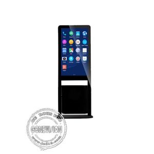 49 Inch Indoor Trash Bin Advertising Kiosk Lcd Screen With Free Managing