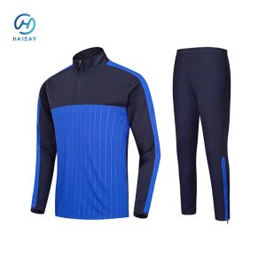 China Outdoor Training Clothing Plain Tracksuit Kid/Adult size AD/NK Style Half-zipper Tracksuit on sale