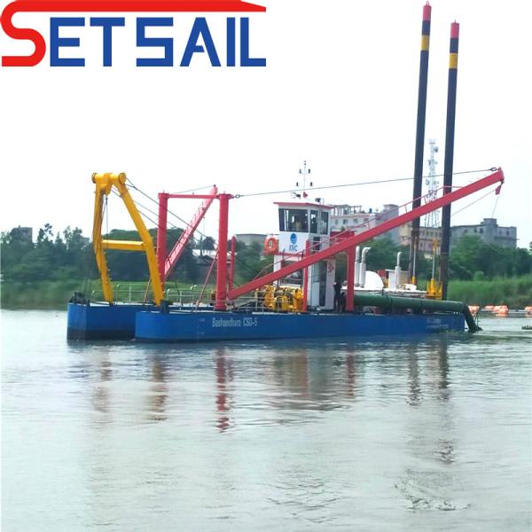 6mm-20mm Side Plate Thickness Cutter Suction Dredger for Sand within Sea Port