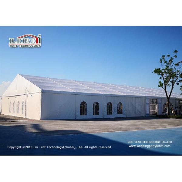 Quality 20m Span Width Outdoor Event Tents With PVC Sides Hard Walls For Catering wholesale