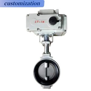 Medium Temperature Aluminum Handwheel Butterfly Valve with Diaphragm Structure