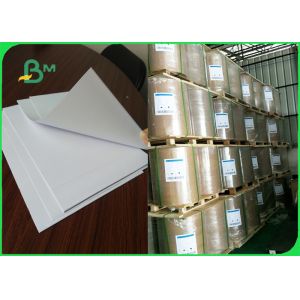 White Uncoated Woodfree Paper , 80gsm Offest Notebook Paper Rolls