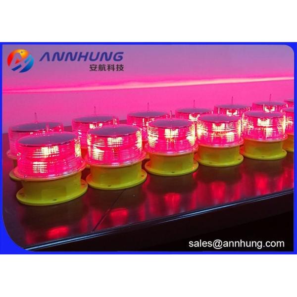 Quality High Chimney Solar Aviation Obstruction Light Low - Intensity With Built-In Solar Panel wholesale