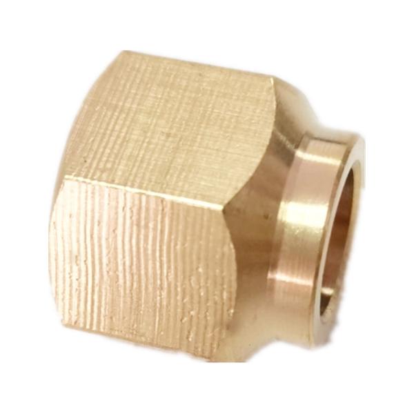 Quality 1/8" NPT Brass Pipe Fitting NPT Thread Cap Nut wholesale