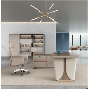 50mm Table Top L Shape Office Desk Customized Size Furniture for Modern Office