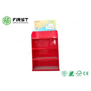 Four Layers Damp Proof Cardboard Retail Display Stands For Advertising