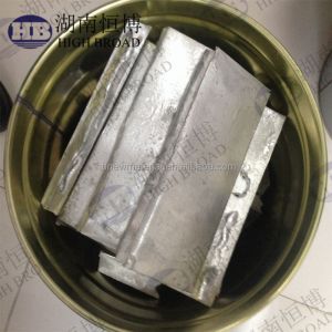 AlZn20% Alloy Ingot Aluminum Zinc Master Alloy with Zn 20% Content 6-8kgs Weight