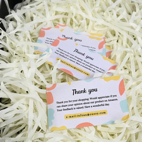 Customized Thank You Card for Supporting My Small Business UV and Offset Printing Postcard