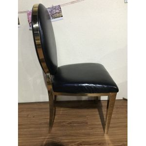 High Density Sponge Filled 44cm 92cm SS Dining Chairs