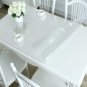 Soft Durable thickness 1.0mm Clear PVC Tablecloth Customized Size