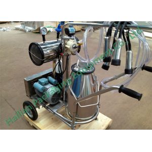 Manual Single Bucket Mobile Milking Machine for Dairy Cow Farms