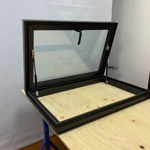 China Custom Aluminum Skylight with Double Tempered Glass and EPDM Seal on sale