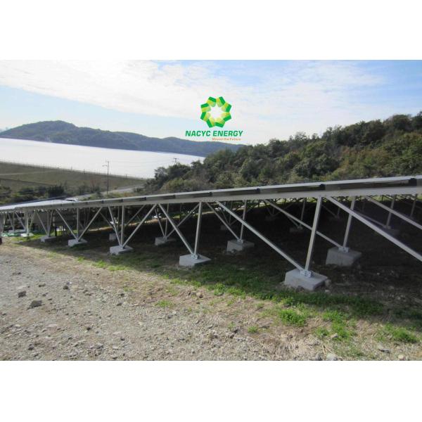 Universal Solar Panel Pole Mount Bracket Anodized Aluminum for Solar Power Plant