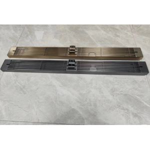 China Long Strip Stainless Shower Grate Customized Erosion Resistant adjustable on sale